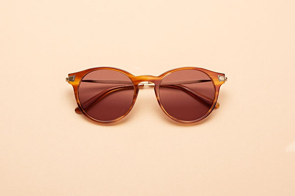 Caleum Polarised Cognac Sunglasses Australia 