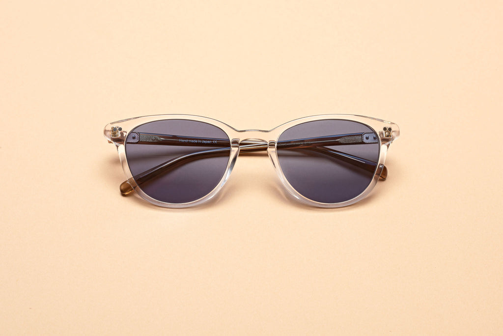 Bottega Veneta squared cat eye transparent sunglasses